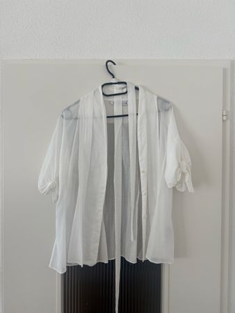 Damen Bluse Zara Grösse L weiss neuwertig