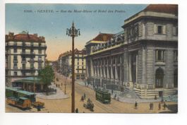 GENÈVE Rue du Mont-Blanc - Bahn, Tram