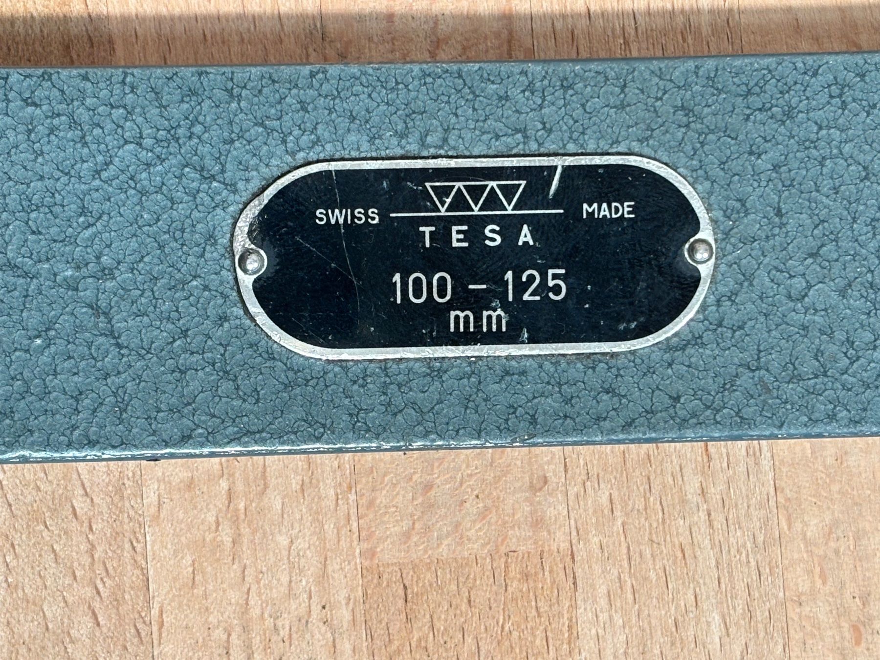 Tesa Misurare: TESA Tellermikrometer 100-125mm Bügelmessschraube Mikrometer – Usato da Winterthur venduto da ReUse_Baumarkt 2