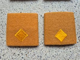 Gradabzeichen Patten Set Fachoffizier Militärpolizei