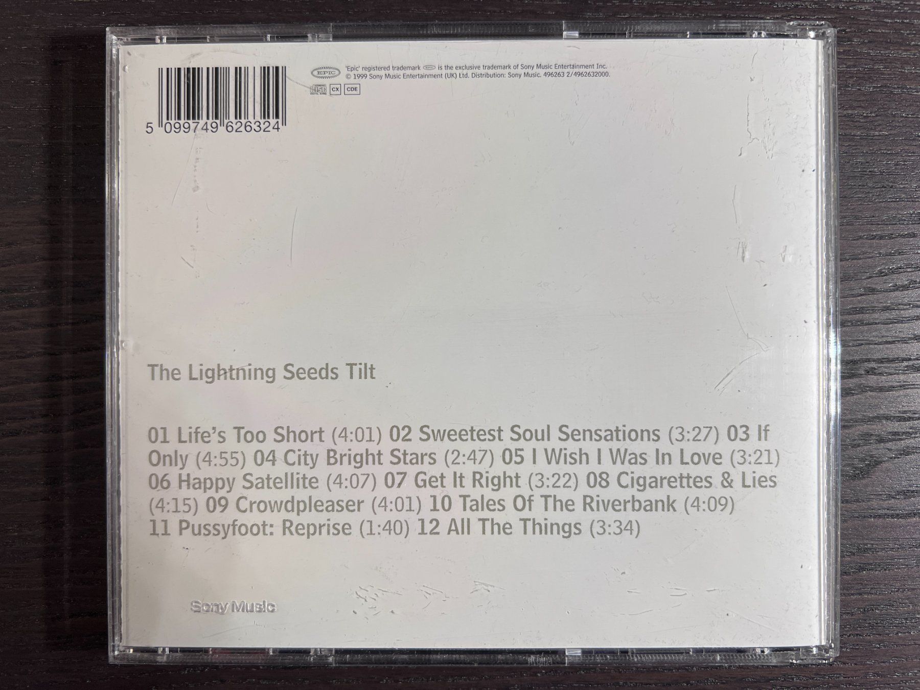 CDs: The Lightning Seeds - Tilt – Gebraucht aus Zürich von MusikFreunde 1