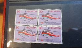 Briefmarken Helvetia Rettungsflugwacht 30 Rappen