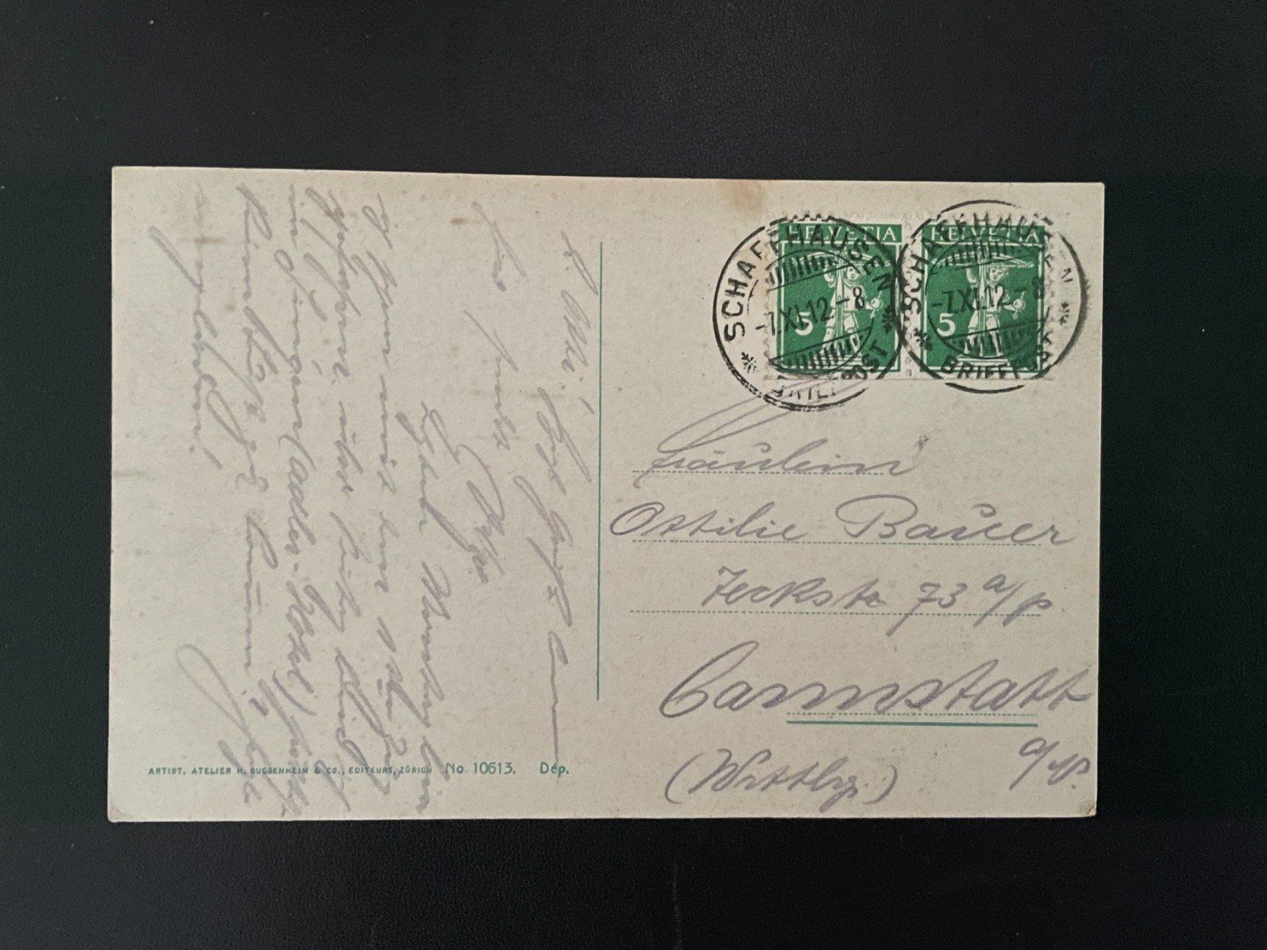 Cartoline postali: AK SH Schaffhausen – Usato da Thal venduto da Danny82 1