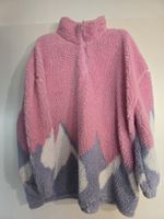 Fleece-Pulli mit Berg-Design, Gr. L