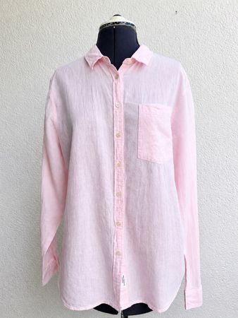 🌸 Springfield Bluse Rosa Leinenmix Gr. 42 🌸 wie neu