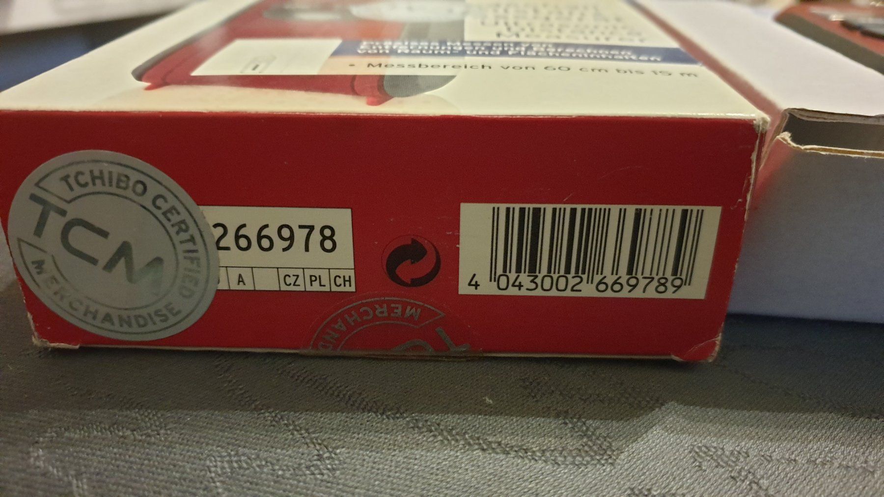 Messen: Tchibo 266978 Ultraschall Distanzmesser – Neu und originalverpackt aus Basel von ser_q9qm 1