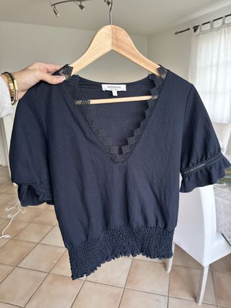 Top bleu marine