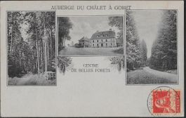1922 AK o CHÂLET - À - COBET s/w Tell Frankat. vorne ab 1.-