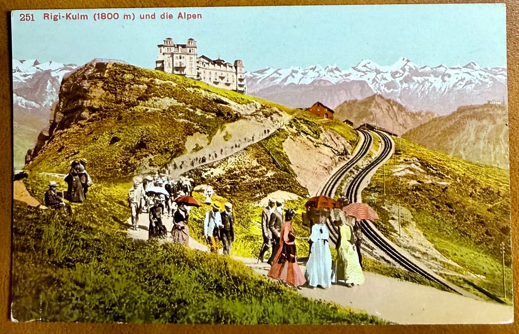 Ansichtskarten: AK: Rigi-Kulm - Animée – Gebraucht aus Lutry von Ediego