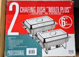 Chafing Dish Multi Plus Set 2-teilig Edelstahl neu