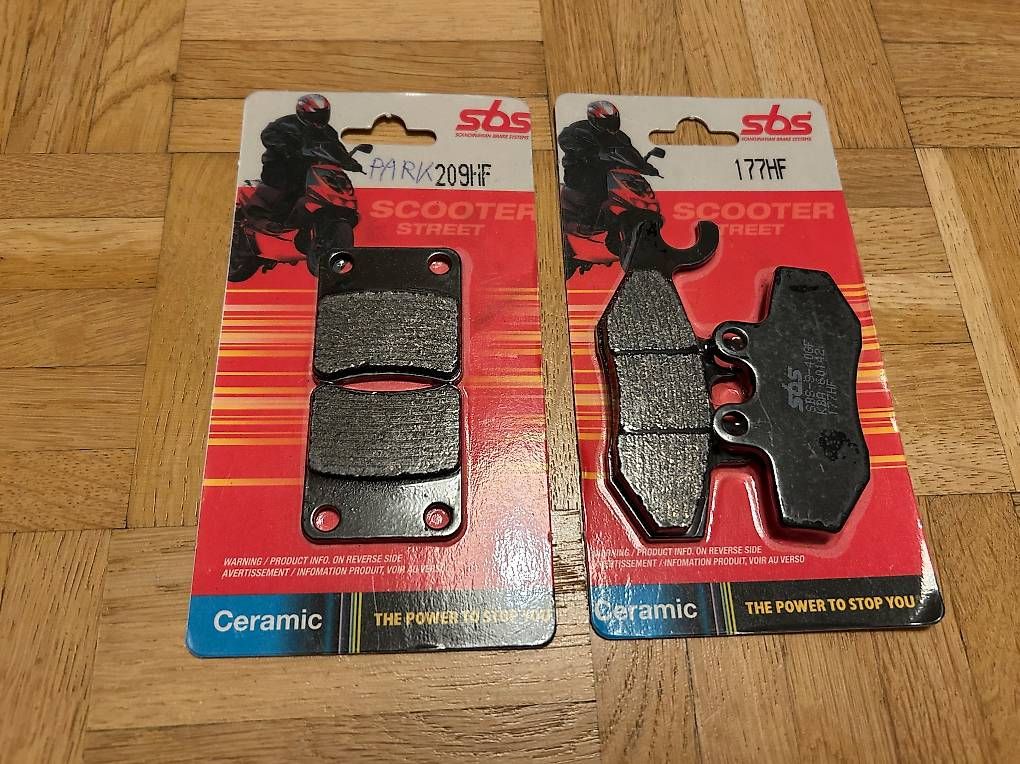 Piaggio Tutti pezzi di ricambio per scooter: Plaquette freins AR+Park MP3 400 i.e. – Nuovo e nell'imballaggio originale da Petit-Lancy venduto da djo_bp6d