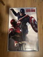 Marvel Captain America Civil War Poster mit Rahmen