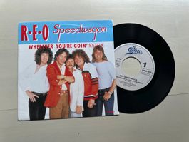 REO SPEEDWAGON tolle Single Wherever you're goin 80's Kult