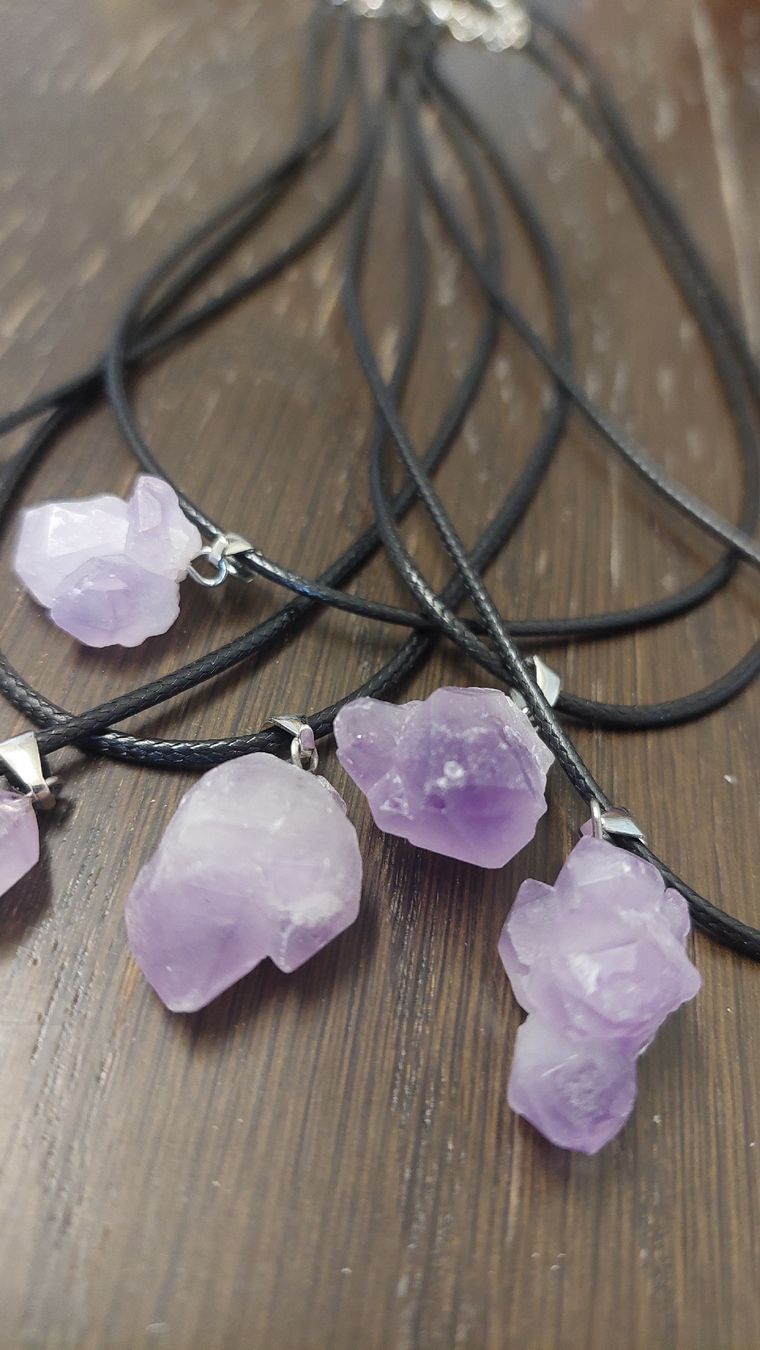 Catenine: naturstein Kette/Amethyst Halskette – Nuovo e nell'imballaggio originale da Basel venduto da O-MEGA 2
