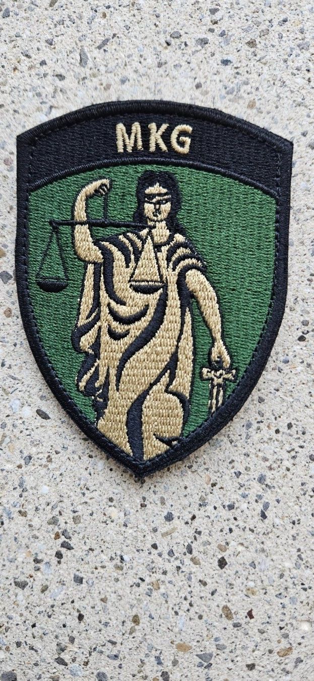 Schweizer Armee Placchette & Badge: *** Badge Gericht mit klett *** – Nuovo e nell'imballaggio originale da Riedholz venduto da fr_sIruP