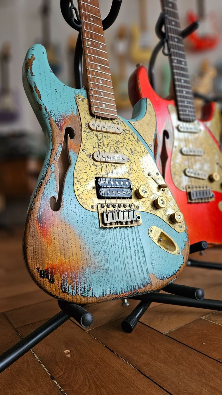Strumenti musicali: Paoletti Stratospheric Lounge ALFA – Usato da pieterlen venduto da AntonelloGuitars 1