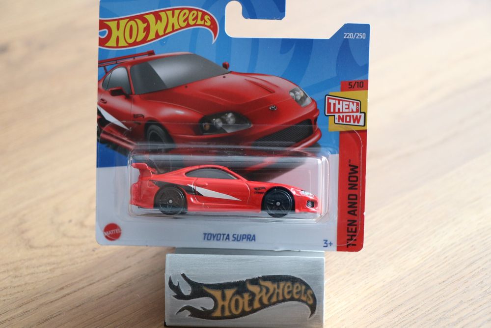 Hot Wheels 2022 Toyota Supra Red - Then And Now Series 5/10 Die-Cast Car - View #8