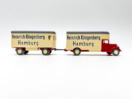 Mercedes-Benz LKW Heinrich Klingenberg Hamburg, Wiking 1:87