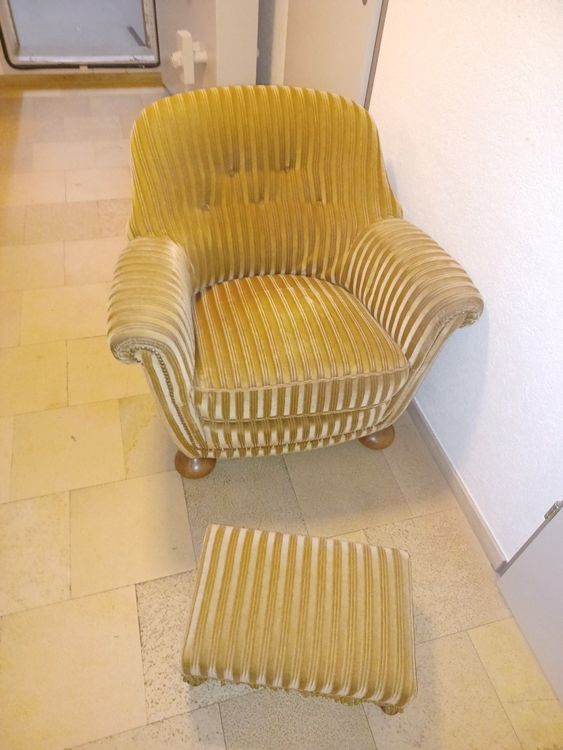 Sessel alt mit Fusshocker (Gebraucht) in Kesswil für CHF 1 – nur ...