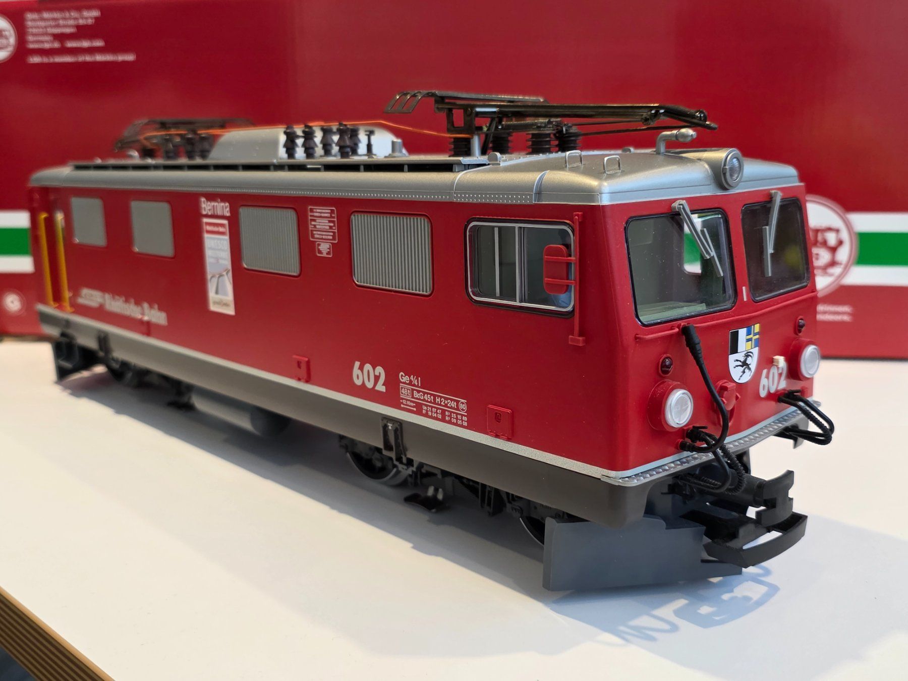 LGB Modellini di ferrovie: LGB 22042 RhB Ge 4/4 I – Nuovo e nell'imballaggio originale da Wallisellen venduto da SkipG45 1
