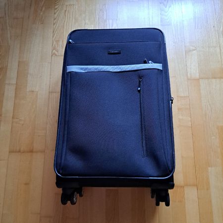Rollkoffer schwarz Marke travelite Grösse sehr guter Zustand