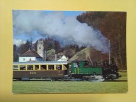 AK Bahn Meterspur Lokomotive in Wilderswil Bern