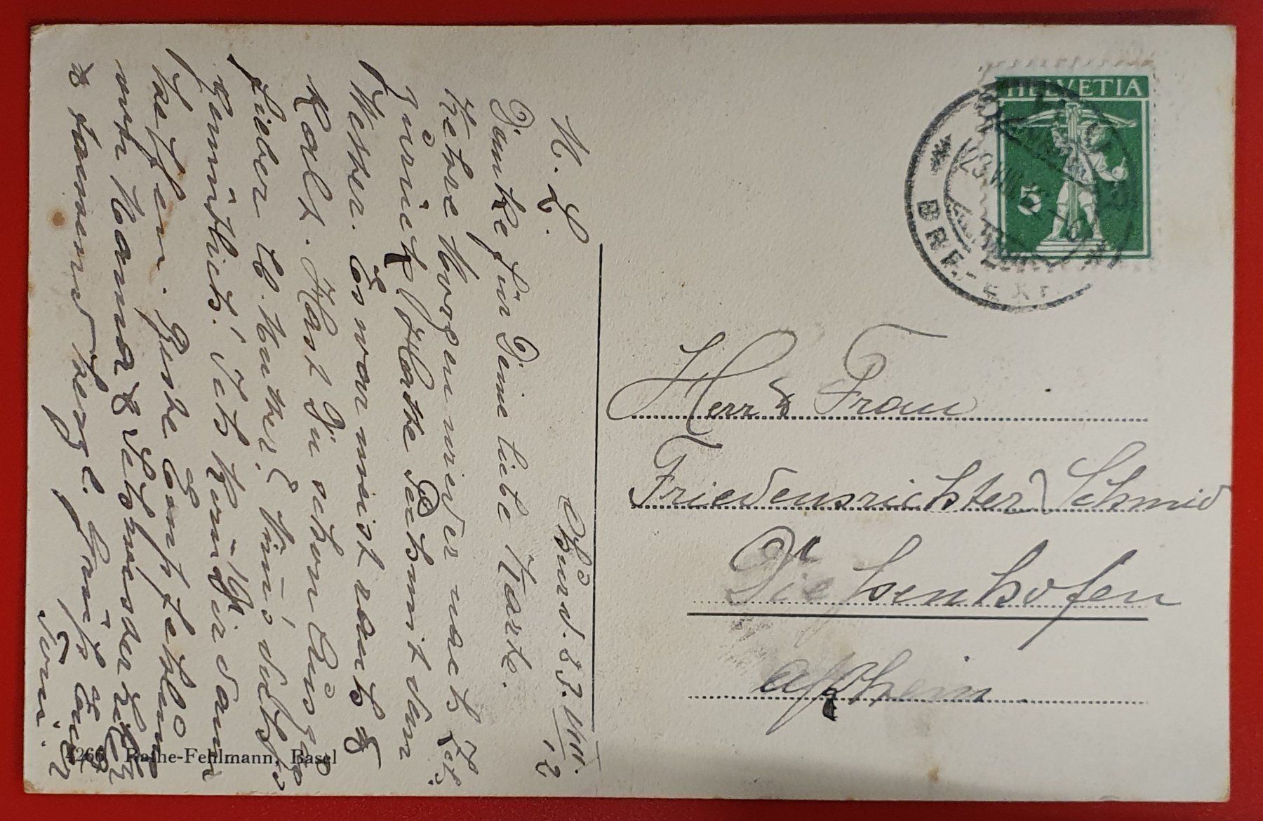 Cartoline postali: Chur - Martinsturm 1912 – Usato da Kreuzlingen venduto da Rschweiz1 1