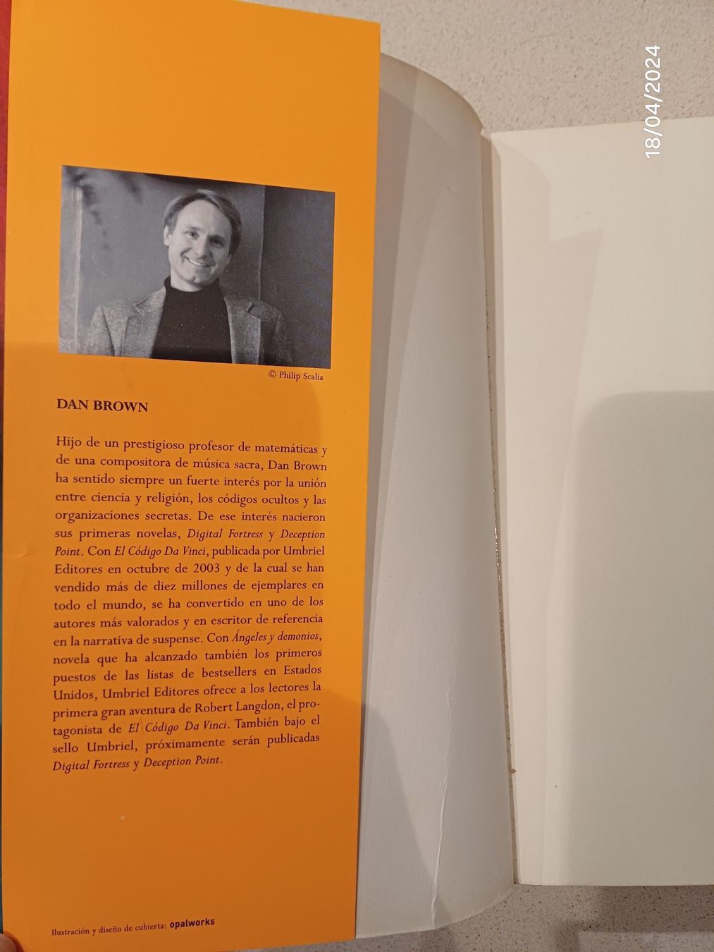 Libri: Spanischen Buch - Titel: "Angeles y Demonios" Dan Brown – Usato da Würenlos venduto da JRP_71 2