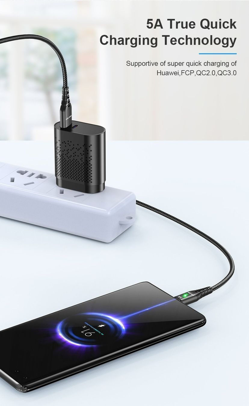 Samsung Chargements: USLION USB C Kabel  Fast Charging 1M 5A – Neuf avec emballage d'origine à Uerkheim par Kaufoption 4
