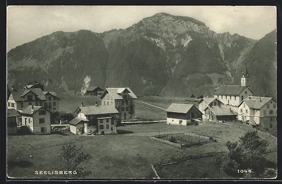 Cartoline postali: AK Seelisberg, Ortspartie mit Kirche – Usato da Berlin venduto da bartko-reher