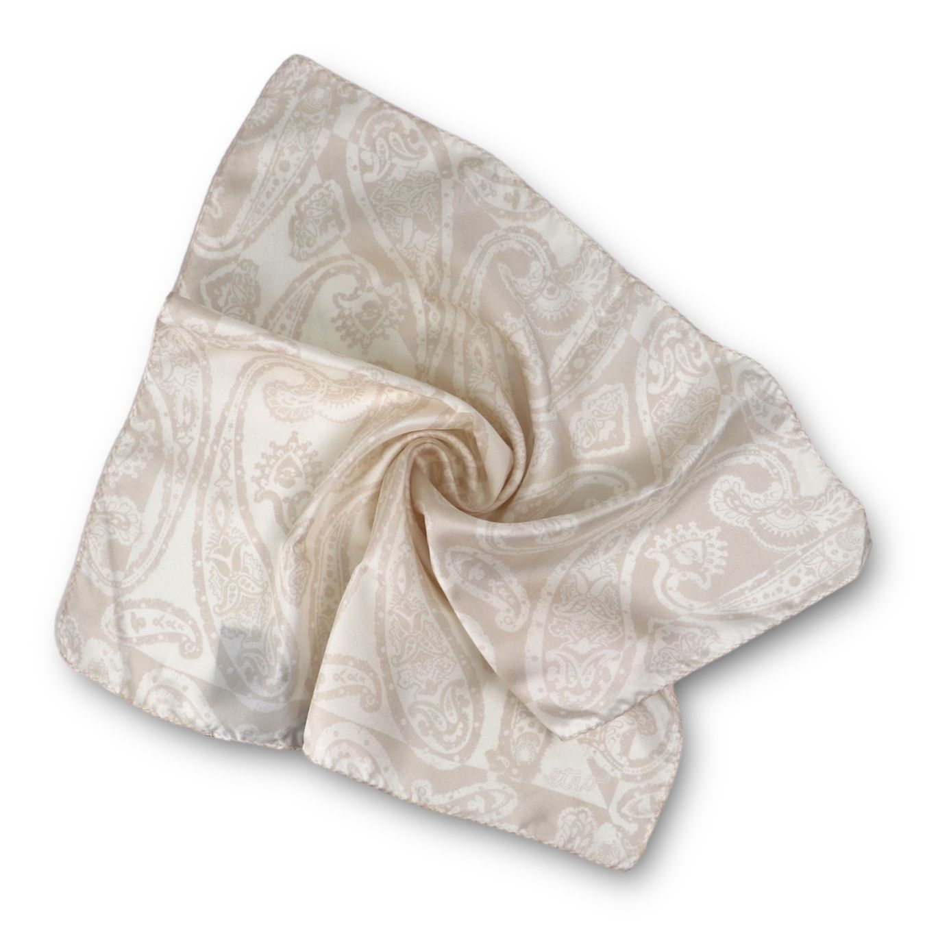 Etro Foulard & Sciarpe: Etro Einstecktuch Paisley beige – Usato da Binningen venduto da Designerlabels 2