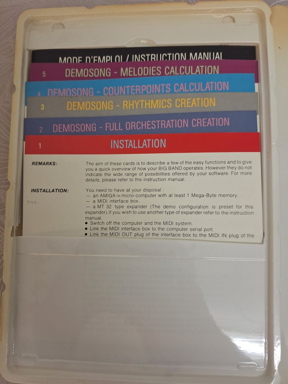 Software: Amiga Big Band MIDI Programm – Usato da Zürich venduto da Lemon007 2