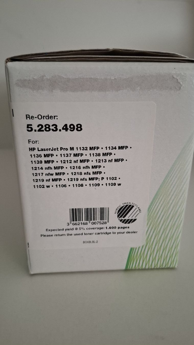 Cartouches & Toner: CE285A Laser Toner von Lyreco – Neuf avec emballage d'origine à Reiden par Ckleeblatt 1