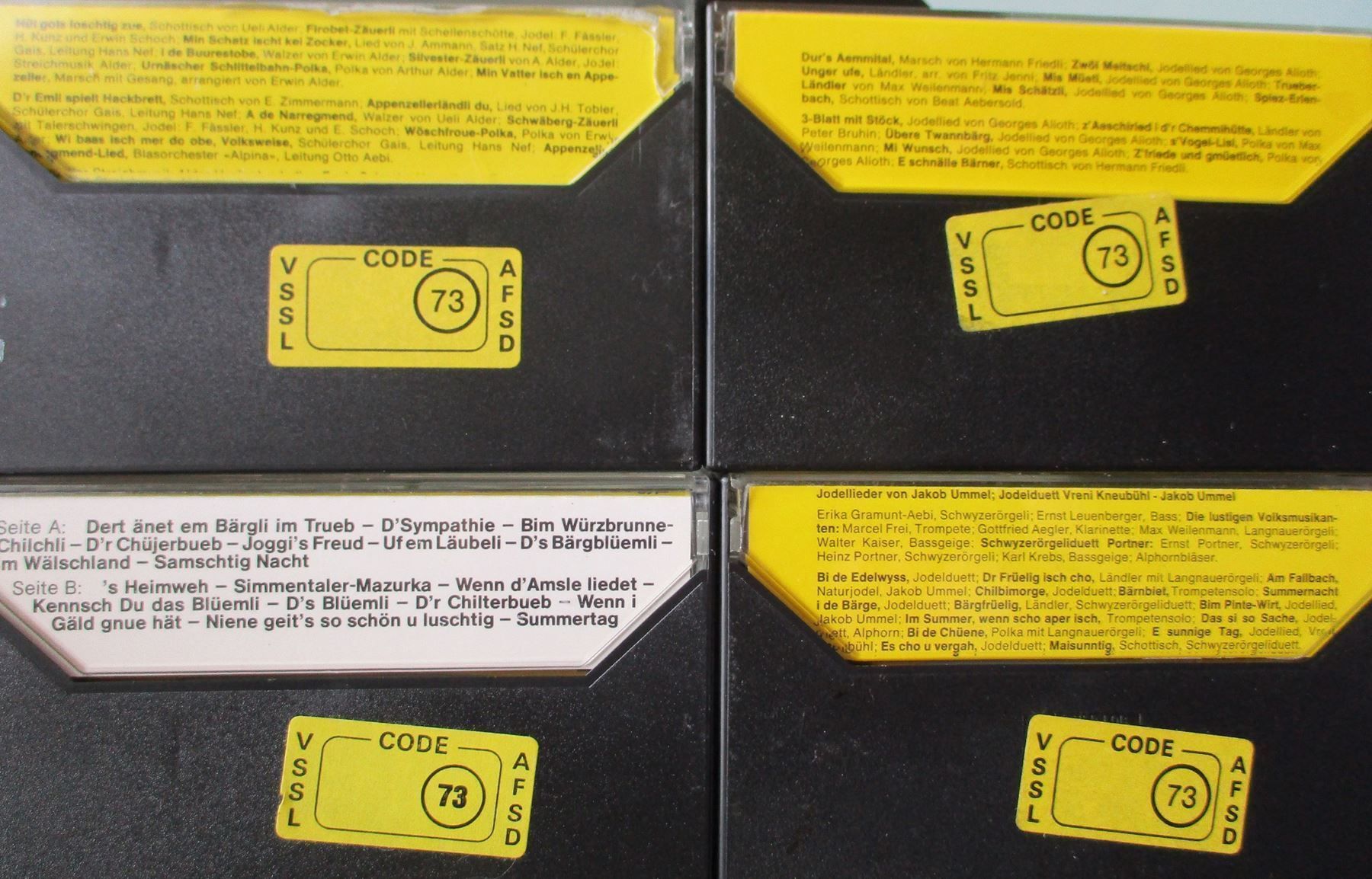 Musicassette: 4 Musikkassetten im Set – Usato da Flumenthal venduto da novbra 1