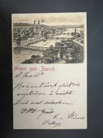 AK 1899 Gruss aus Zürich Litho  (G2938)