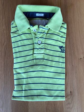 Sommerliches Polo in limegreen von Abercrombie & Fitch Gr. L