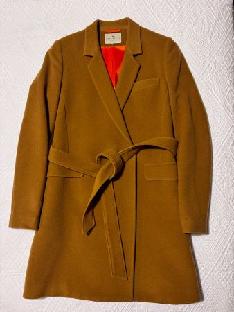 Camelfarbener Wollmantel, Essentiel Antwerp, Gr. 36, neu