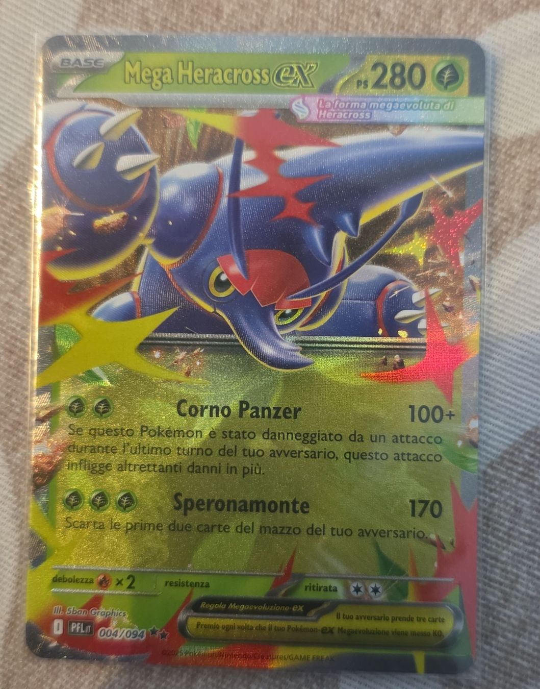 Pokémon Carte collezionabili: Carta Pokémon Mega Heracross EX – Usato da Massagno venduto da Arj87