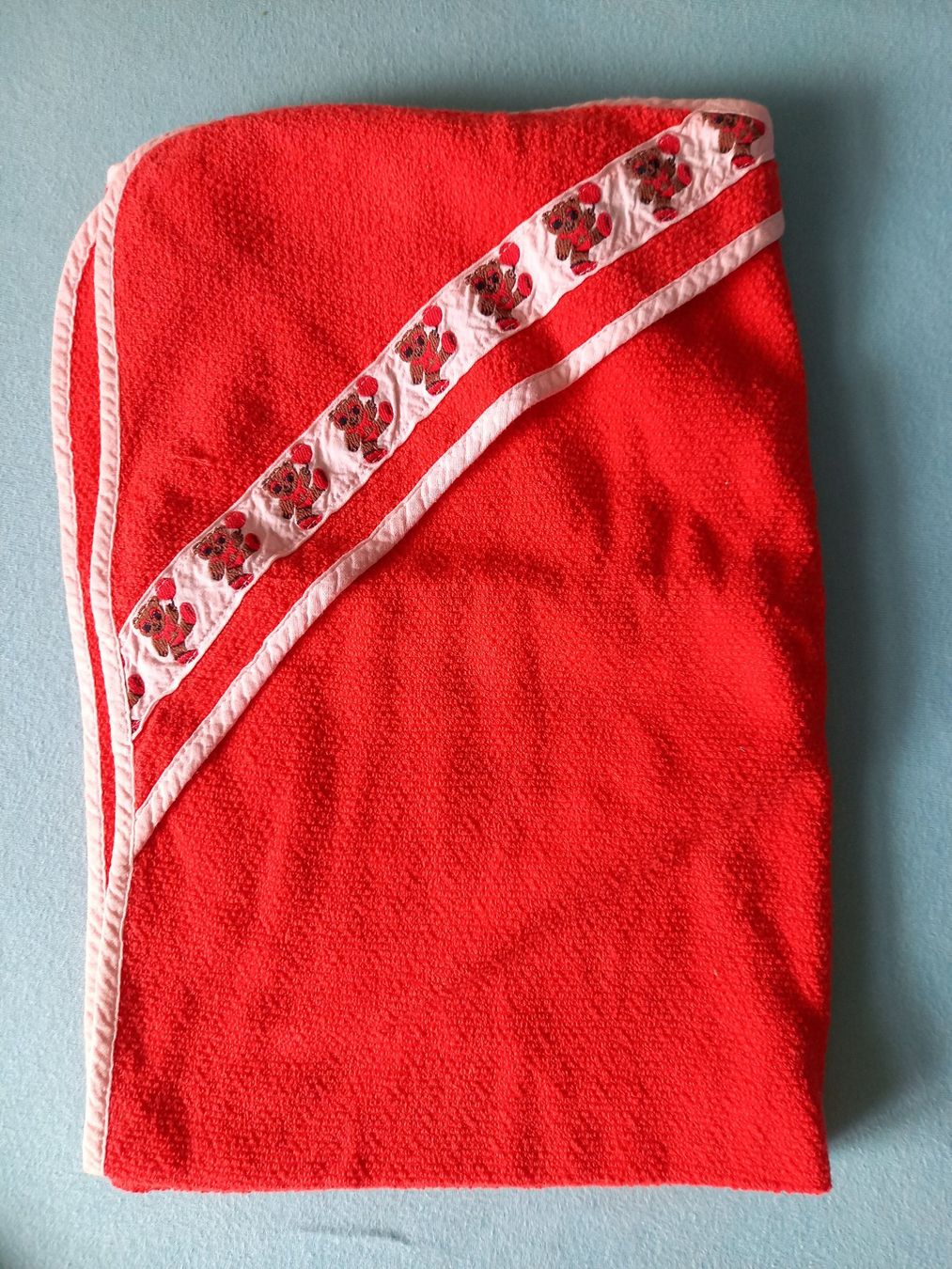 Teli da bagno: Kapuzentuch ca. 72 x 72 cm – Usato da Unterengstringen venduto da saraman