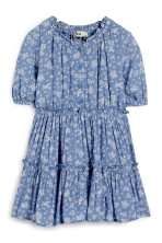 NEU mit Etikett! Mädchen Kleid blau geblümt Gr. 116