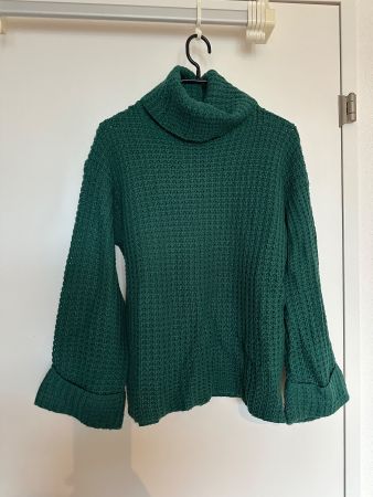 NA-KD Rollkragenpullover - dunkelgrün - wie NEU!