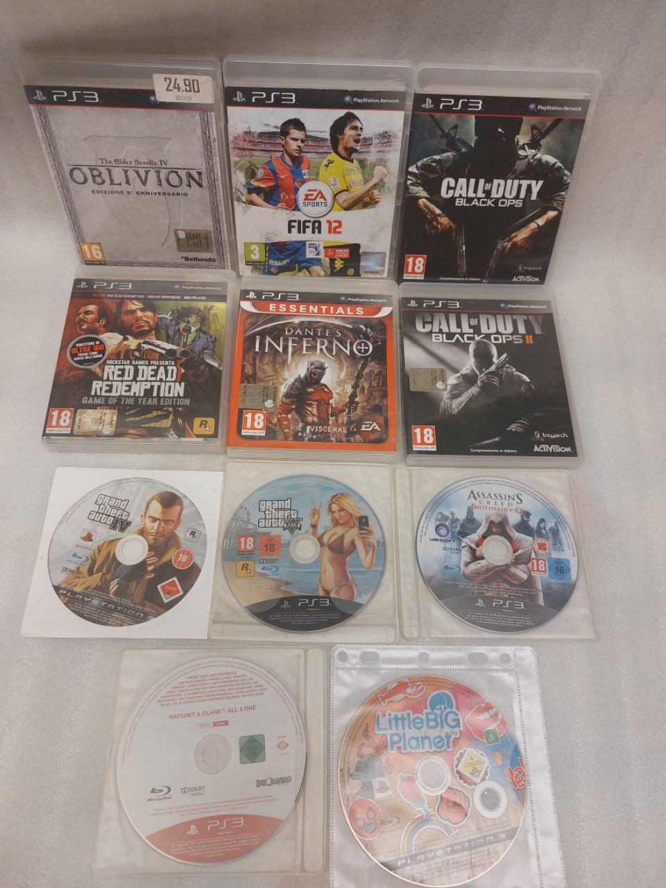 Sony Jeux: 11x Mix Giochi PS3 - Playstation 3 – D'occasion à Pambio Noranco par Pol69