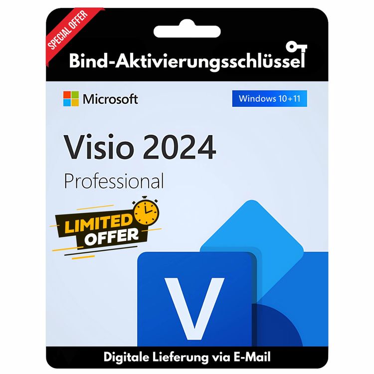 Visio 2024 Professional BindAktivierungsschlüssel Express Kaufen auf Ricardo