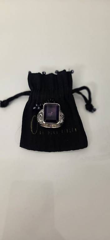 Olga Ribler Anelli: Komplett neu! Massiver Silberring mit Amethyst – Nuovo (secondo la descrizione) da St. Urban venduto da kun_9gl9 1