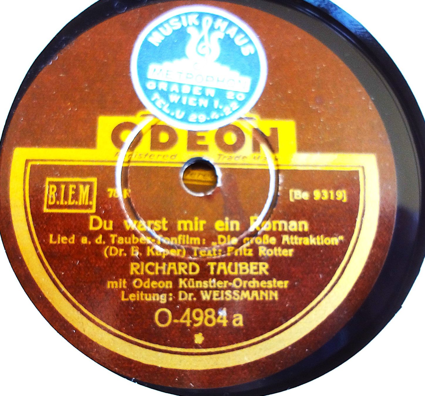 Dischi in vinile: Richard Tauber, Album mit 12 Schellackplatten – Usato da Hemishofen venduto da Phonomandy 8