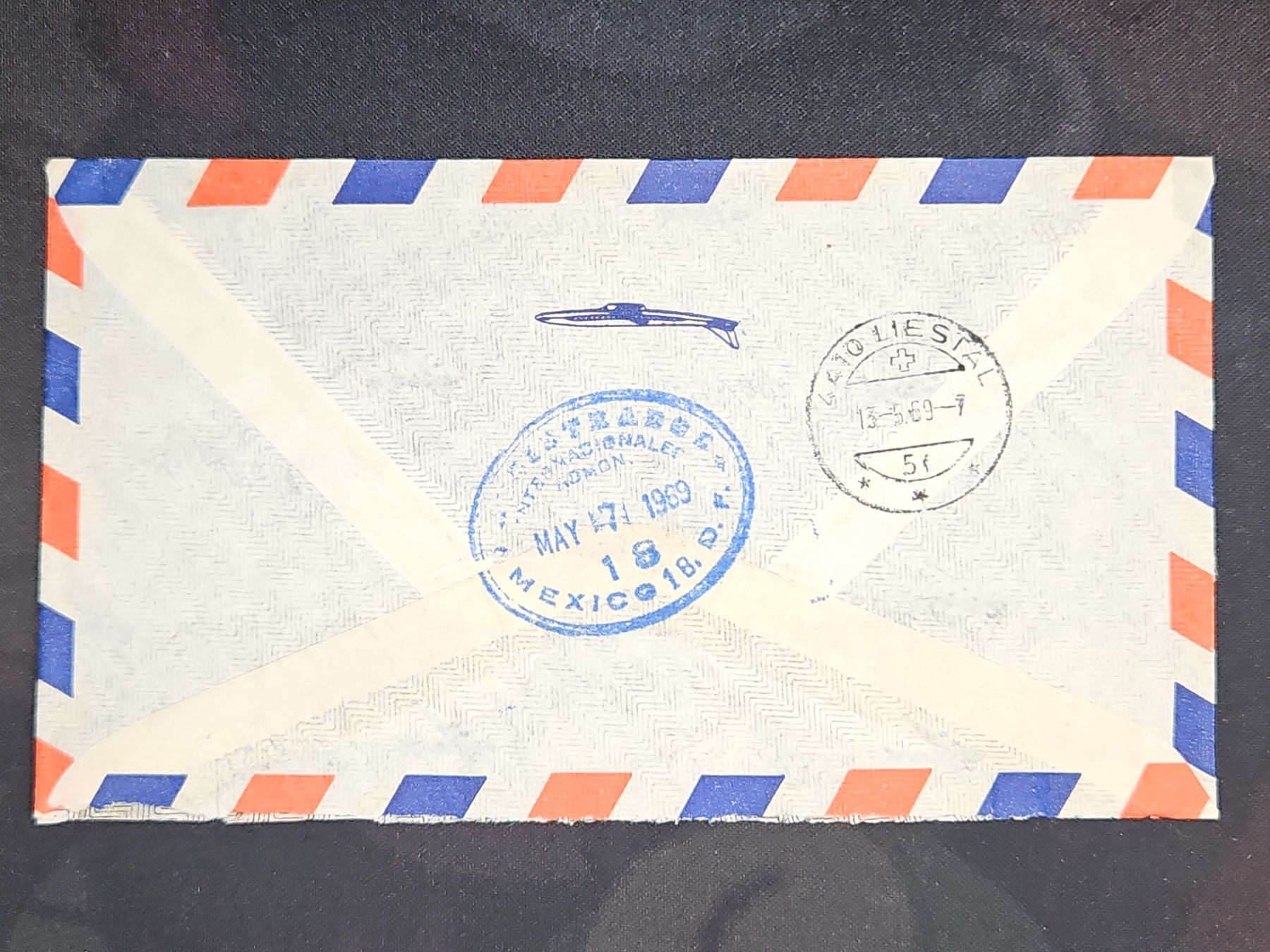 Tutti i francobolli: CL25 Enveloppe + Timbre Mexique 1969 – Usato da Cousset venduto da Patrick_Collections 1