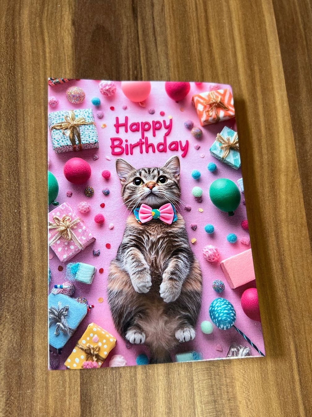 Karten: KATZE GEBURTSTAGSKARTE – Neu und originalverpackt aus chiasso von Wulli 1