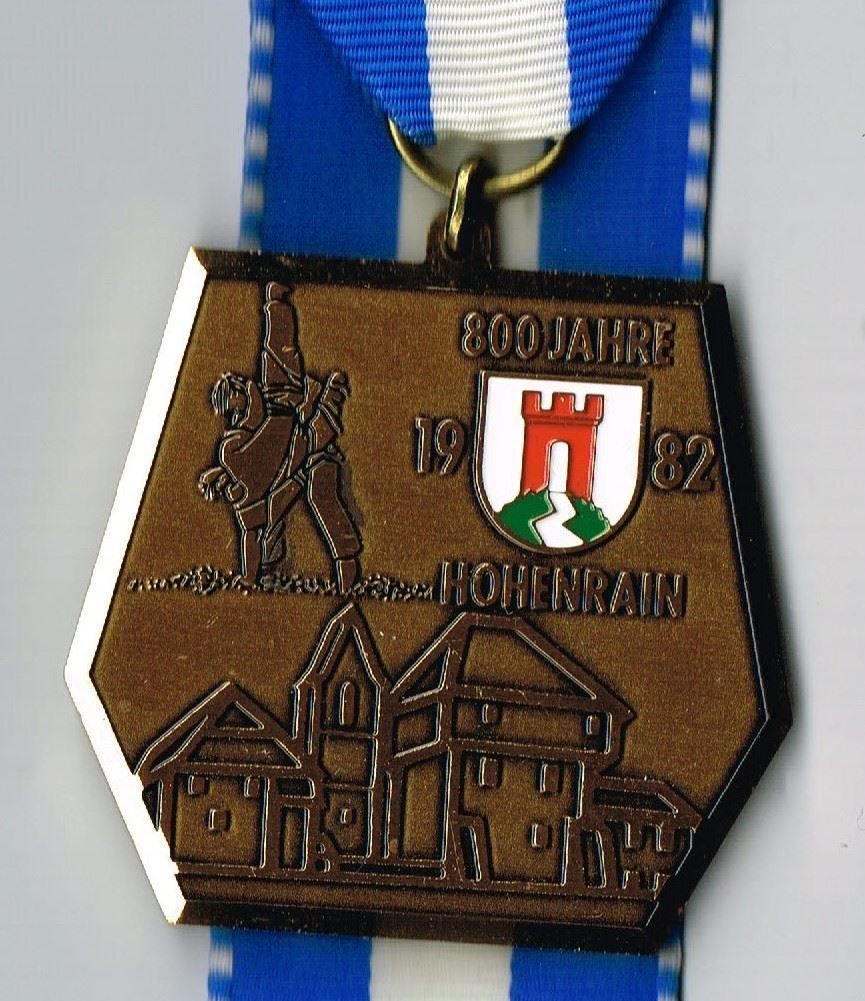 Medaglie: 1982_8.Buebeschwinget_800 Jahre Hohenrai – Usato da Hombrechtikon venduto da Fraese01 1