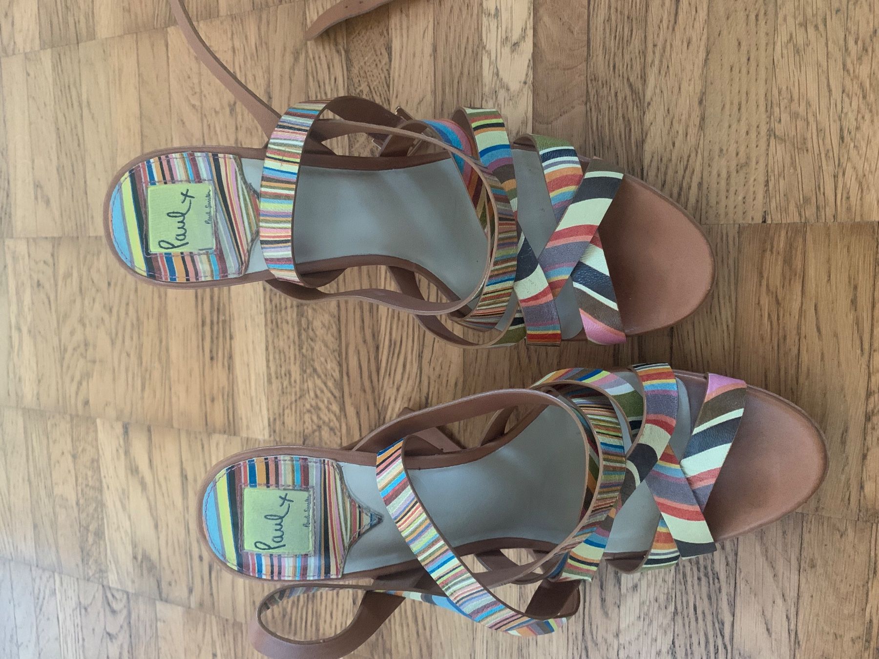 Scarpe da donna: Paul Smith iconic sandalen schuhe leder – Usato da Zürich venduto da Nikuska32 2