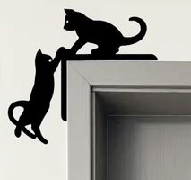 Katzen Deko für Türen